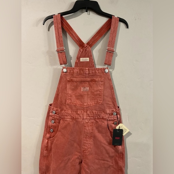 Levi’s Women’s Vintage Denim Overalls Brown Sz S NWT - Picture 8 of 12